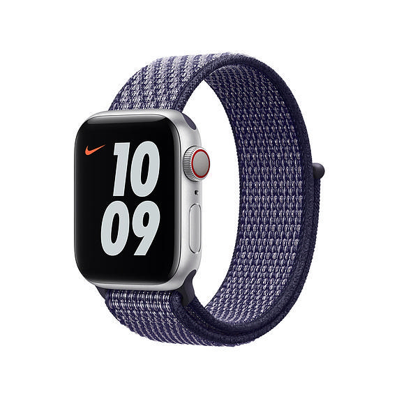 APPLE 40 mm Nike Sport Loop, Ersatzarmband, Purple Pulse