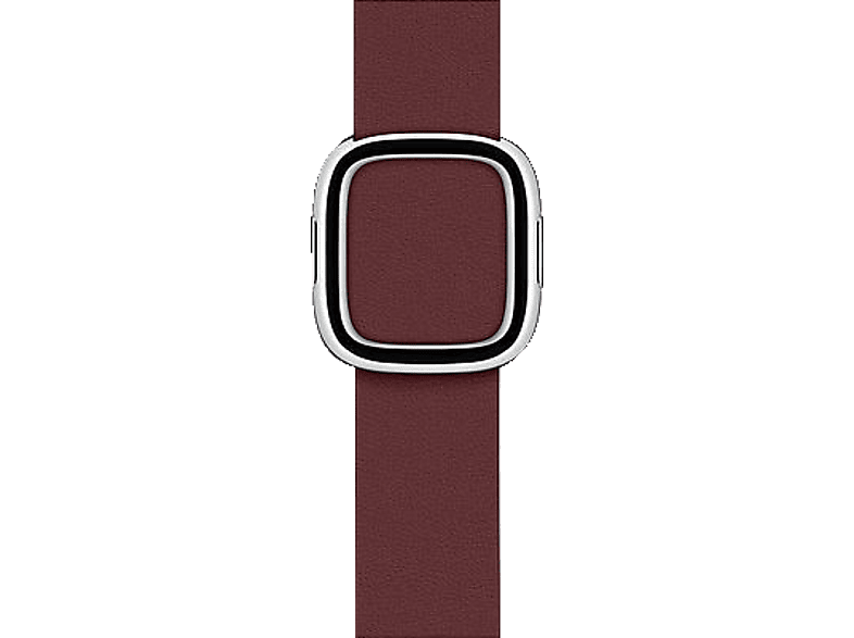 APPLE 40 mm Modernes Lederarmband, Ersatzarmband, Apple, Granat