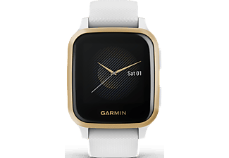 GARMIN Venu Sq GPS Smartwatch - Vit/Guld