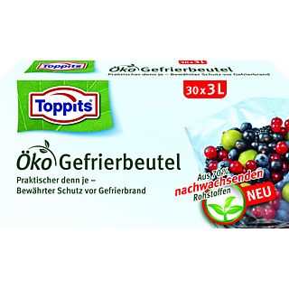 TOPPITS Öko Gefrierbeutel 30x3 Liter