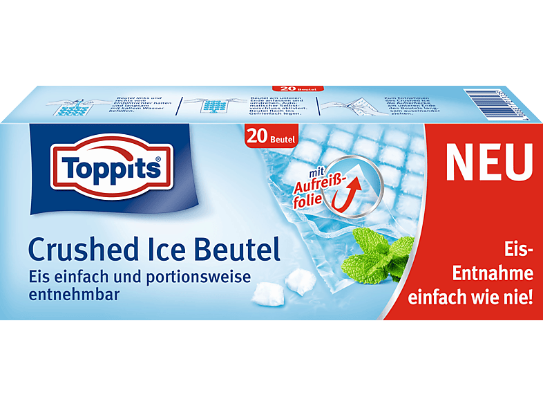 Produktbild von VINTORKY 2er-Pack Wiederverwendbare Crushed-Eis-Beutel Aus Baumwolle – Dicker Eisbeutel Zum Zerkleinern Und Aufbewahren, 30x20 Cm