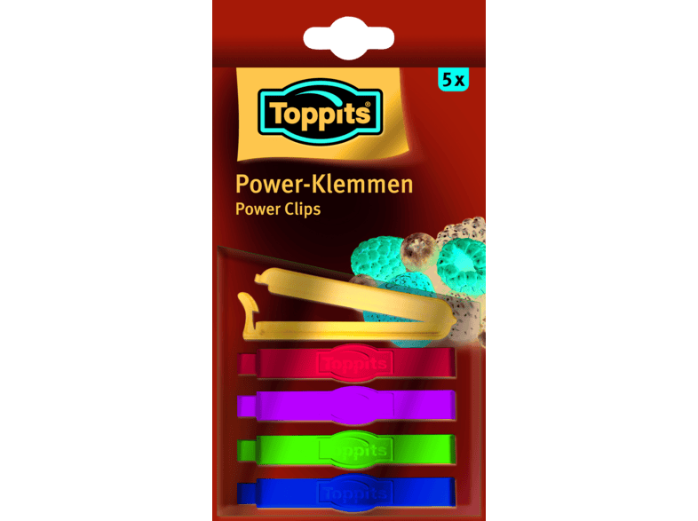 Toppits Power-Klemmen Bunt 5 Stück