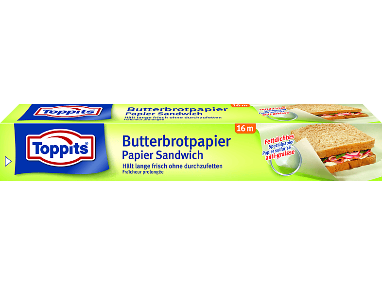Toppits Butterbrotpapier 16 Meter