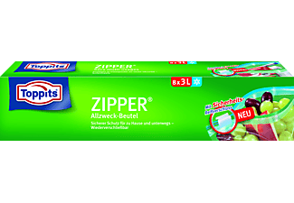 TOPPITS ZIPPER Allzweck-Beutel 8x3 Liter