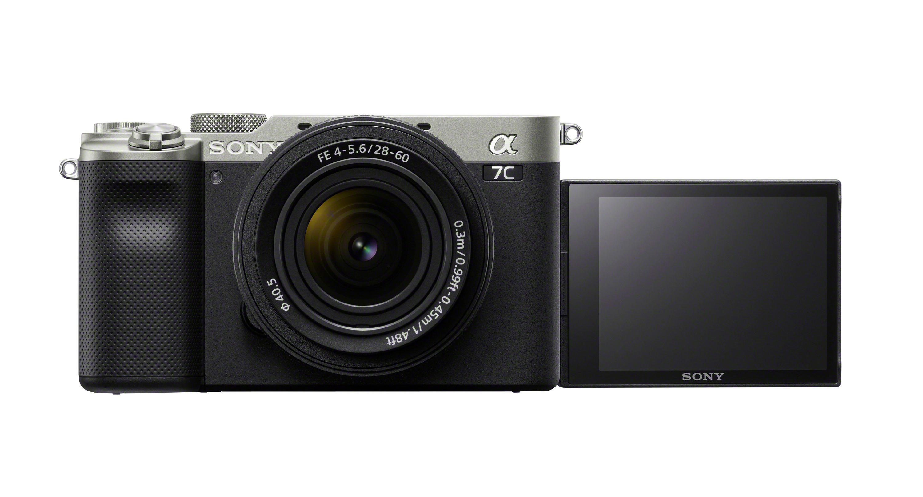 SONY Alpha 7C Kit (ILCE-7CL) Systemkamera mit Objektiv 28-60 mm, 7,6 cm Display Touchscreen, WLAN