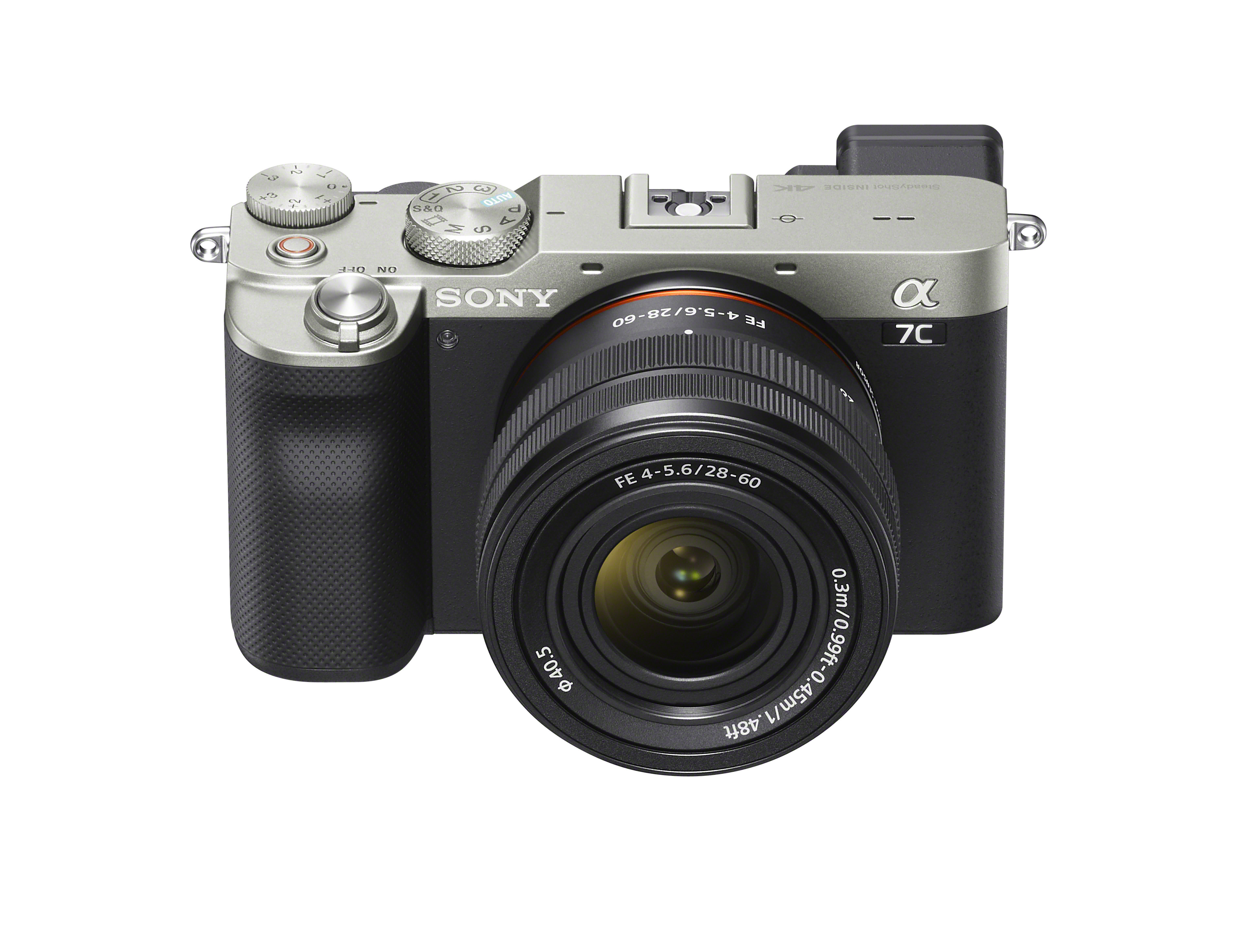 SONY Alpha 7C Kit (ILCE-7CL) Systemkamera mit Objektiv 28-60 mm, 7,6 cm Display Touchscreen, WLAN