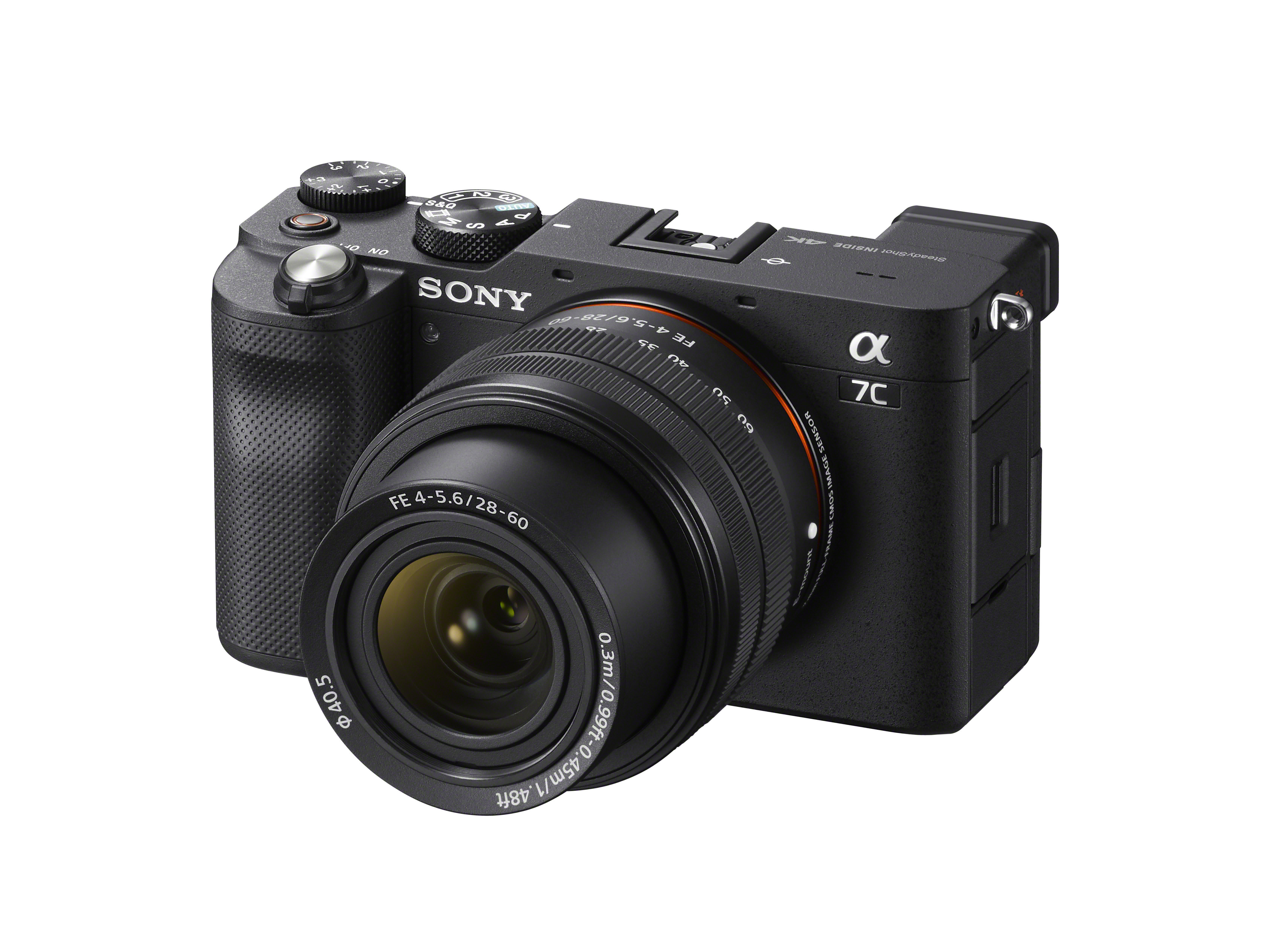 SONY Alpha 7C Kit (ILCE-7CL) Systemkamera mit Objektiv 28-60 mm, 7,6 cm Display Touchscreen, WLAN