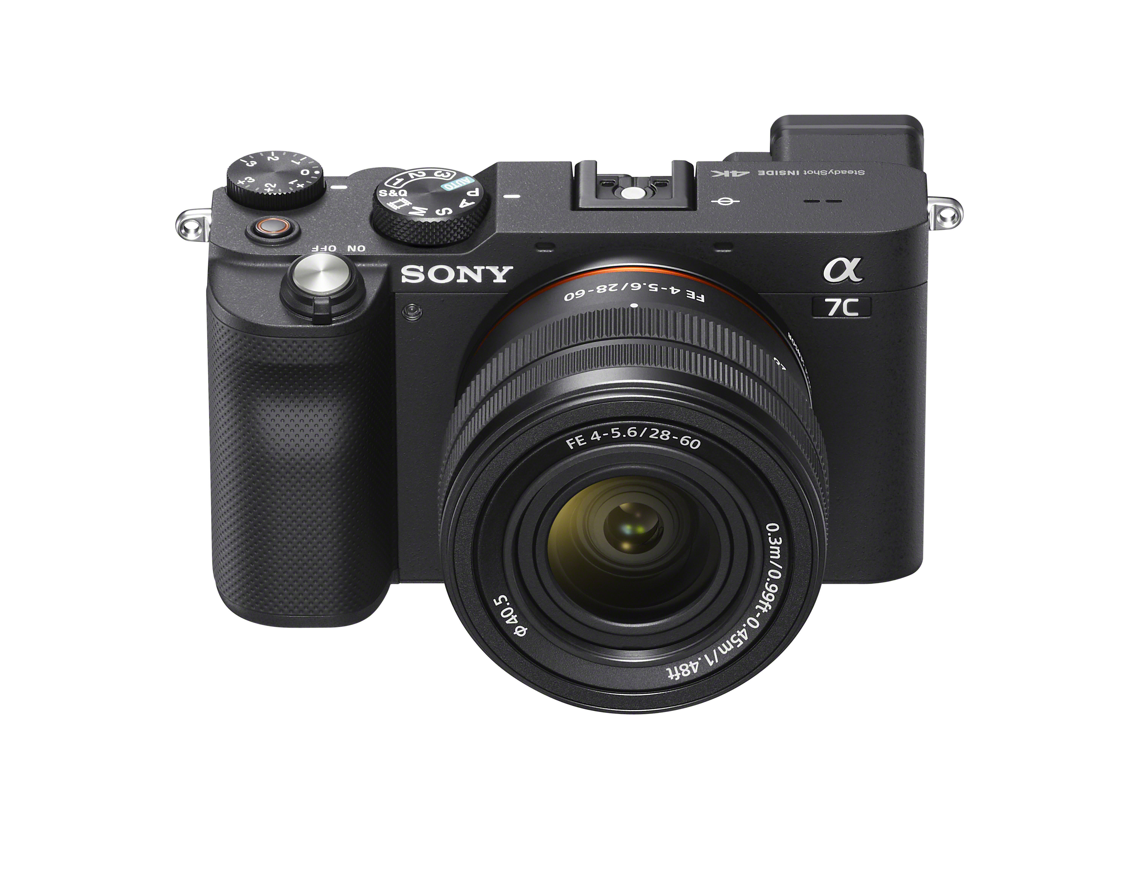 SONY Alpha 7C Kit (ILCE-7CL) Systemkamera mit Objektiv 28-60 mm, 7,6 cm Display Touchscreen, WLAN