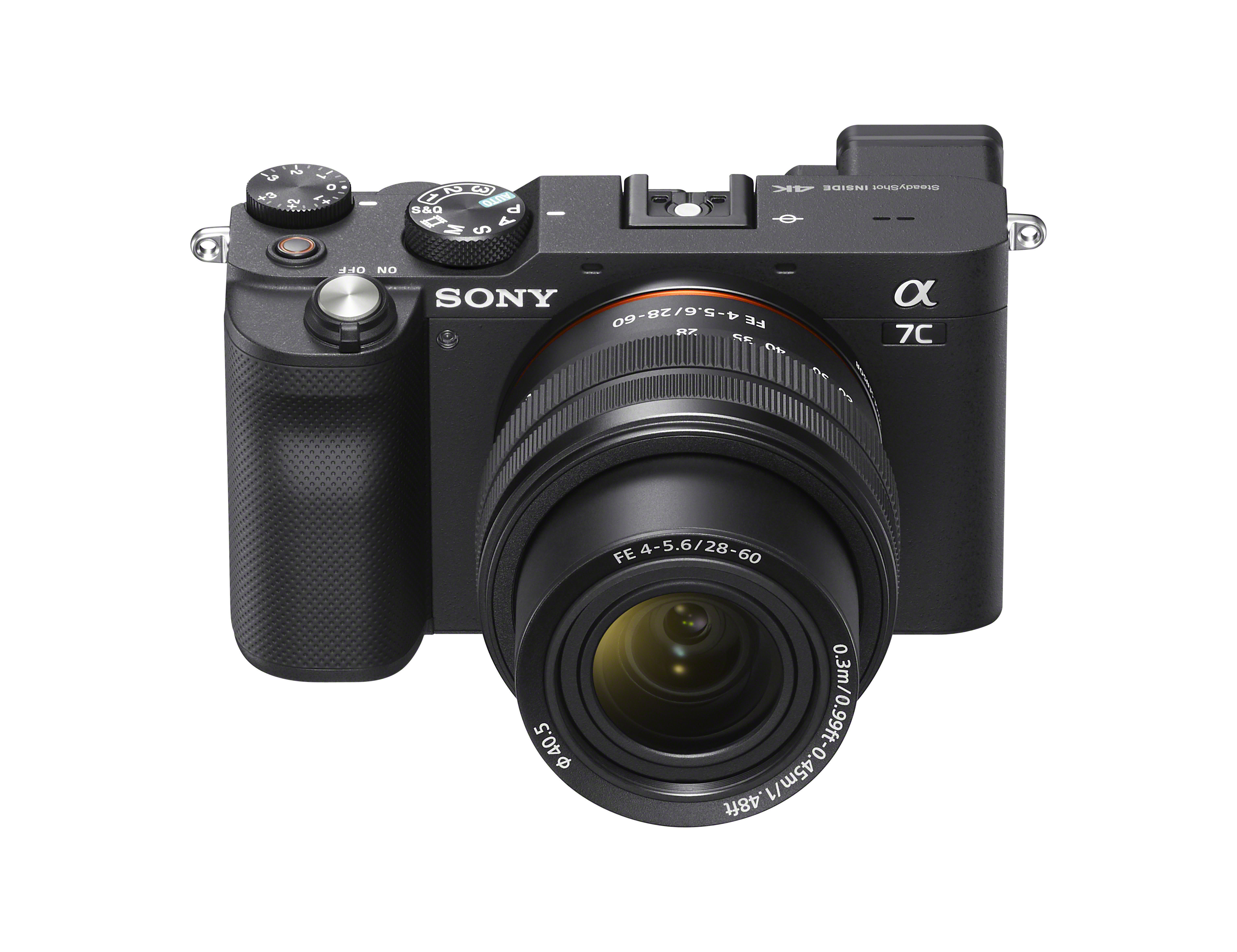 SONY Alpha 7C Kit (ILCE-7CL) Systemkamera mit Objektiv 28-60 mm, 7,6 cm Display Touchscreen, WLAN