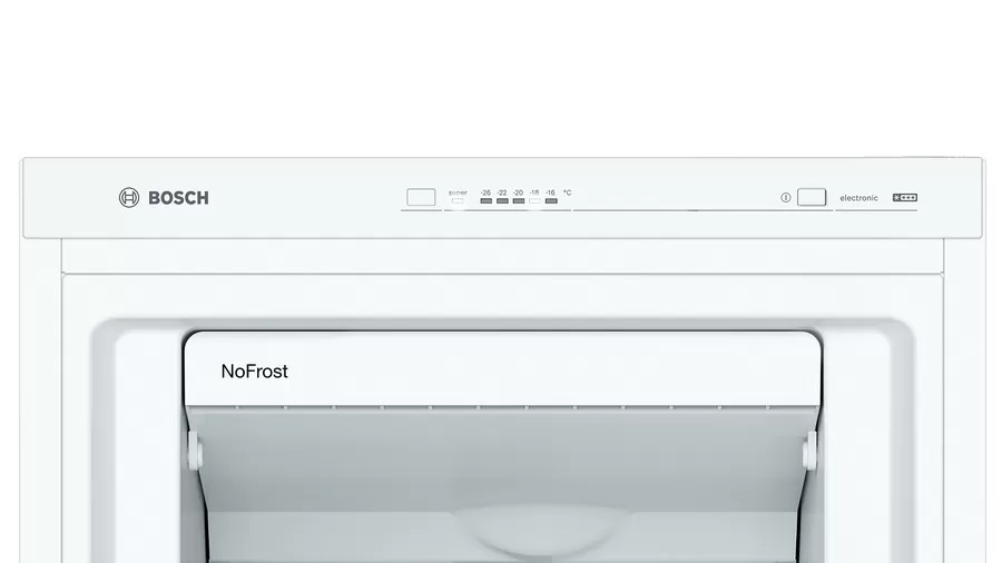 Congelador vertical - Bosch GSN36VWFP, No Frost, 242 l, Blanco