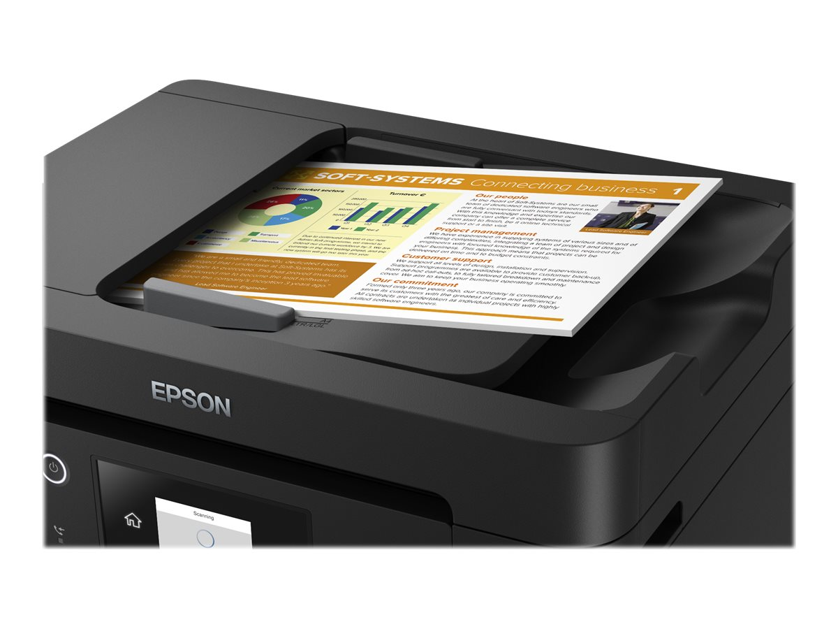 EPSON Multifunktionsdrucker WF-3825DWF WLAN Netzwerkfähig Pro PrecisionCore™-Druckkopf WorkForce