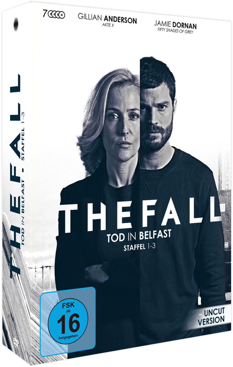 DVD-Hülle für 'The Fall' mit zwei Gesichtern und Text.