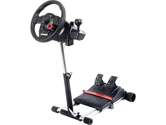 WHEEL STAND PRO Deluxe V2 - Supporto per volante da gioco (Nero/Argento)