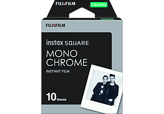 FUJIFILM Instax Square 10Bl Monochrome - Film instantané (Noir/Blanc)