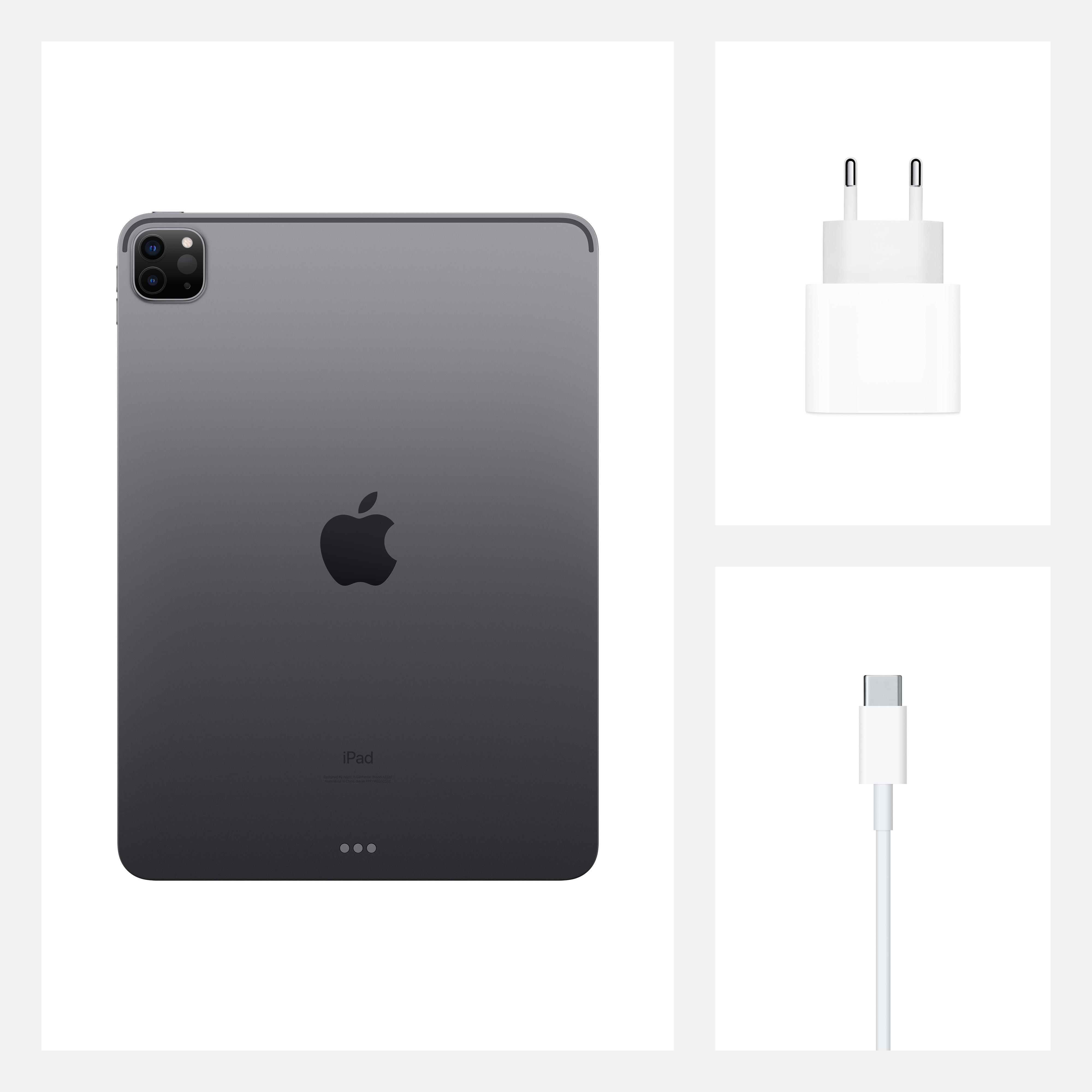 APPLE iPad Pro 11 (2020), Tablet, 128 GB, 11 Zoll, Space Grey