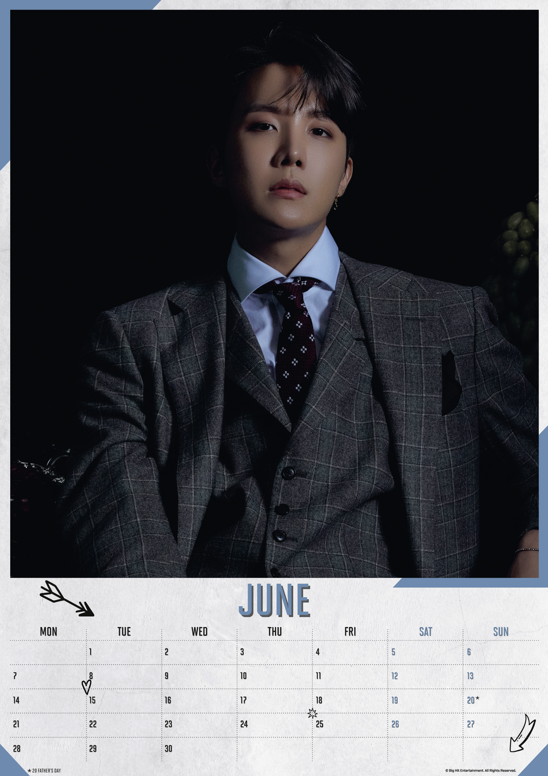 BTS - 2021 Official Calendar - A3-as naptár