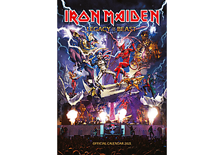 Iron Maiden - 2021 Official Calendar - A3-as naptár
