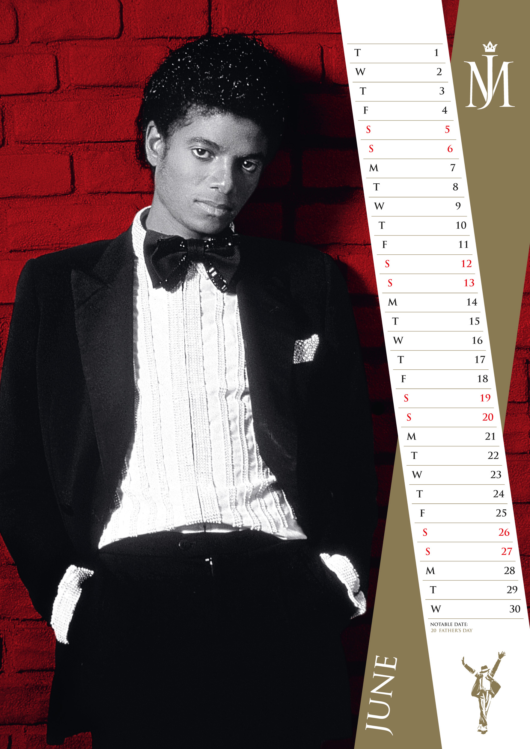 Michael Jackson - 2021 Official Calendar - A3-as naptár
