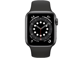 APPLE Outlet Watch Series 6 GPS 40mm Space Gray Aluminium Case with Black Sport Band