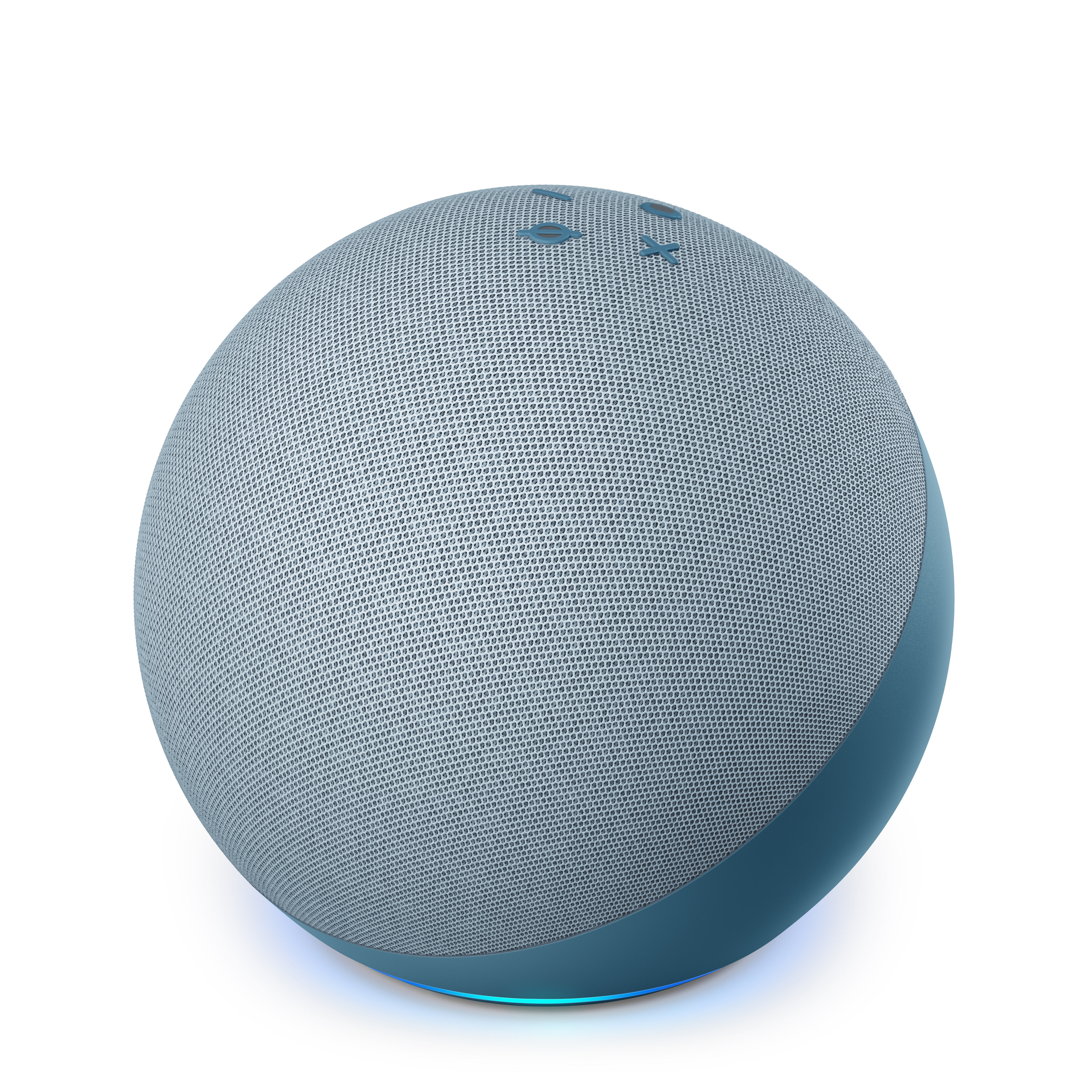 Smart Speaker, Generation), mit Echo Blaugrau (4. AMAZON Alexa,