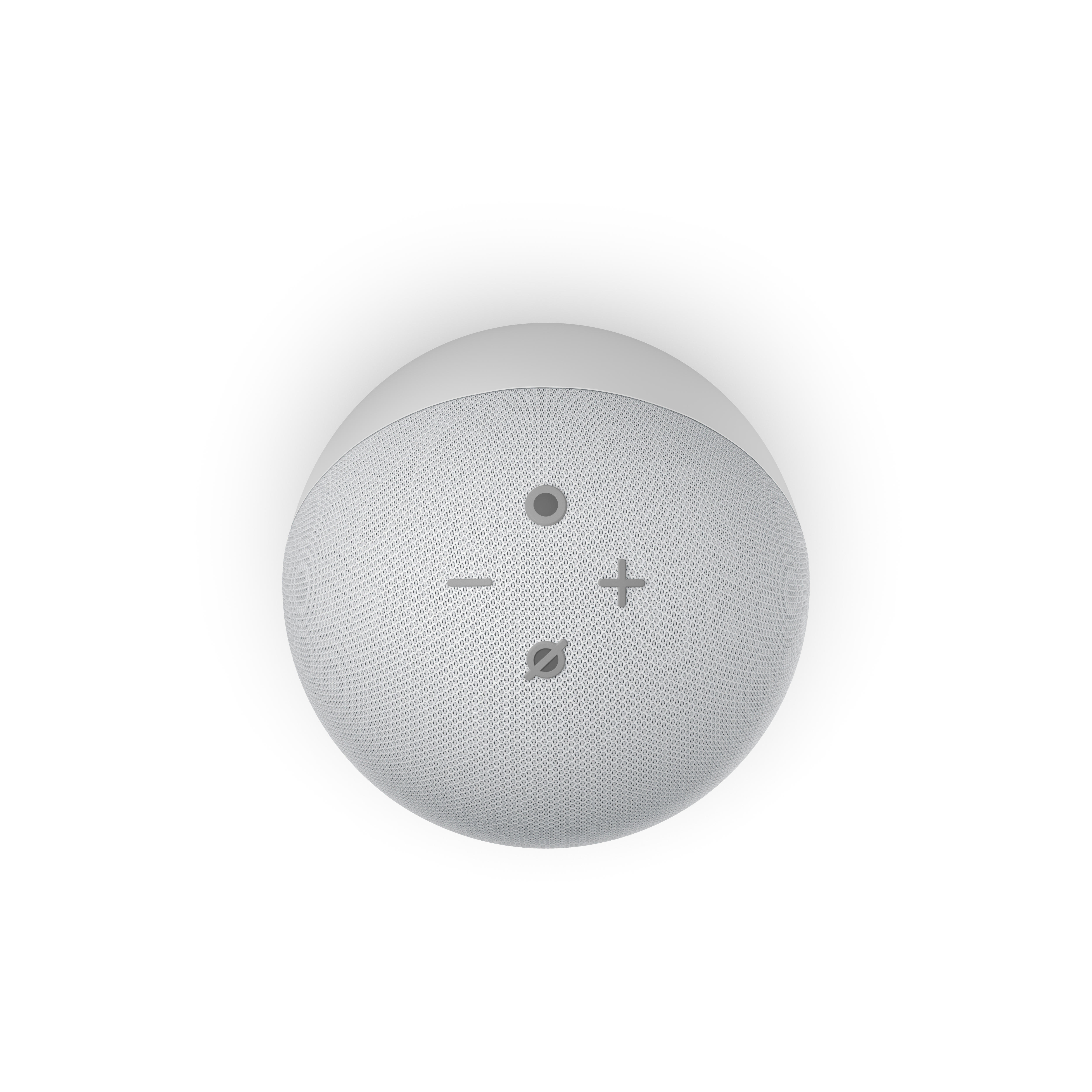 AMAZON Echo Dot (4. Generation), mit Alexa, Smart Speaker, Weiss