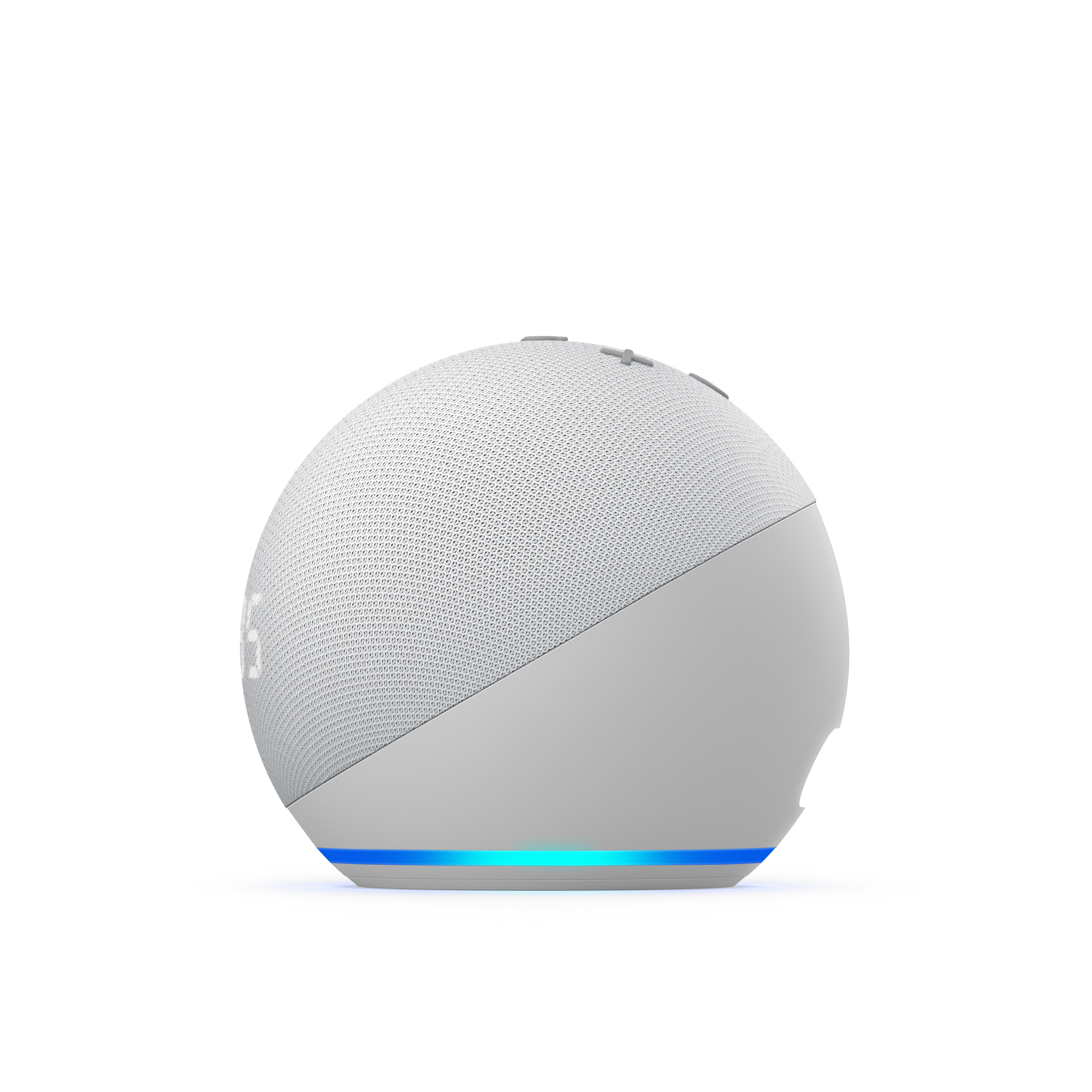 AMAZON Echo Dot (4. Generation), mit Uhr, mit Alexa, Smart Speaker, Weiss