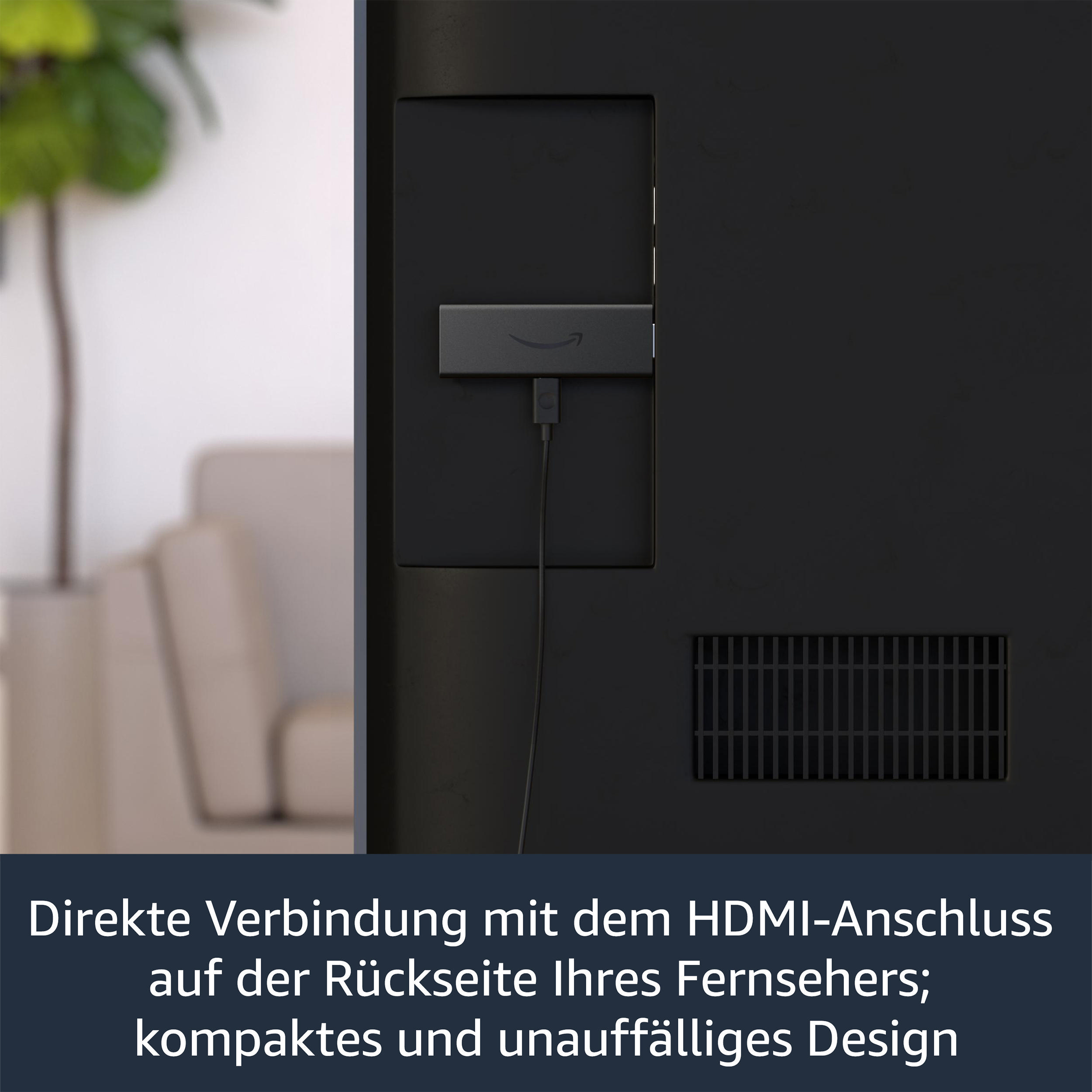 AMAZON Fire TV Stick Lite mit Alexa-Sprachfernbedienung Lite Streaming Stick 8 GB, Schwarz