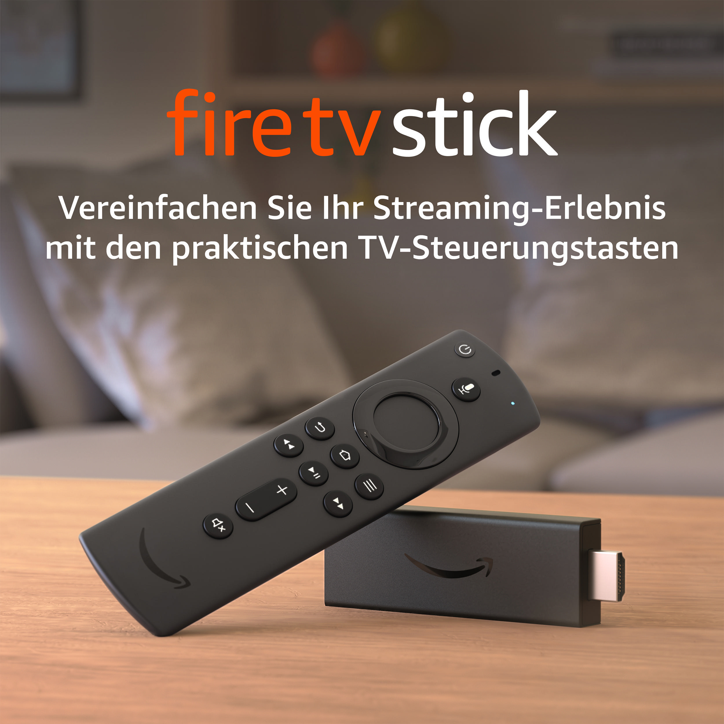AMAZON Fire TV Stick mit Alexa-Sprachfernbedienung Streaming Stick 8 GB, Schwarz