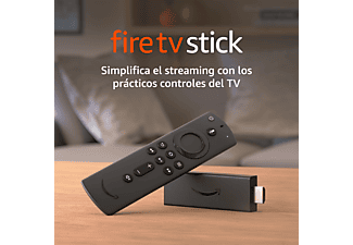 Reproductor multimedia - Amazon Fire TV Stick 2020, Mando por voz Alexa, Controles del TV, 8GB