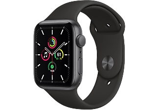 APPLE Watch SE GPS 44mm Space Gray Aluminium Case with Black Sport Band