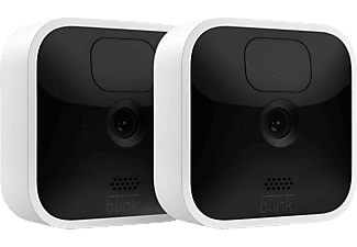 BLINK Blink Indoor Kamera, 2. Generation/2020, 2er-Pack, inkl. Sync-Modul 2, Weiß (53-023387)