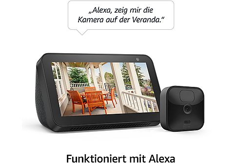 BLINK Outdoor Kamera, 3. Generation/2020, 3er-Pack, Set inkl. Sync-Modul 2, Schwarz (53-024850)