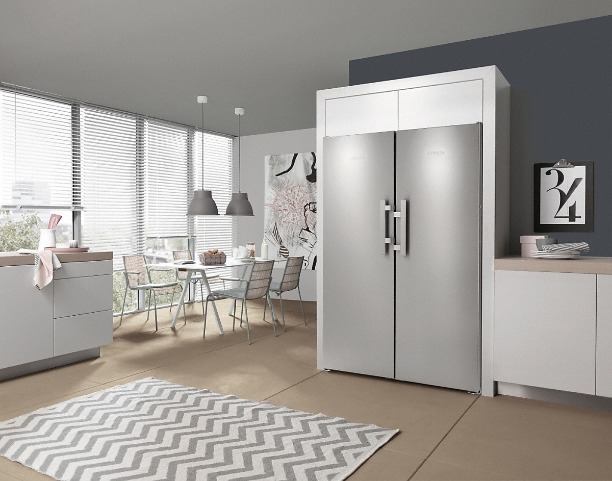 MIELE K 28202 D EDT/CS Kühlschrank (385 l, F, 1850 mm hoch, Edelstahl)
