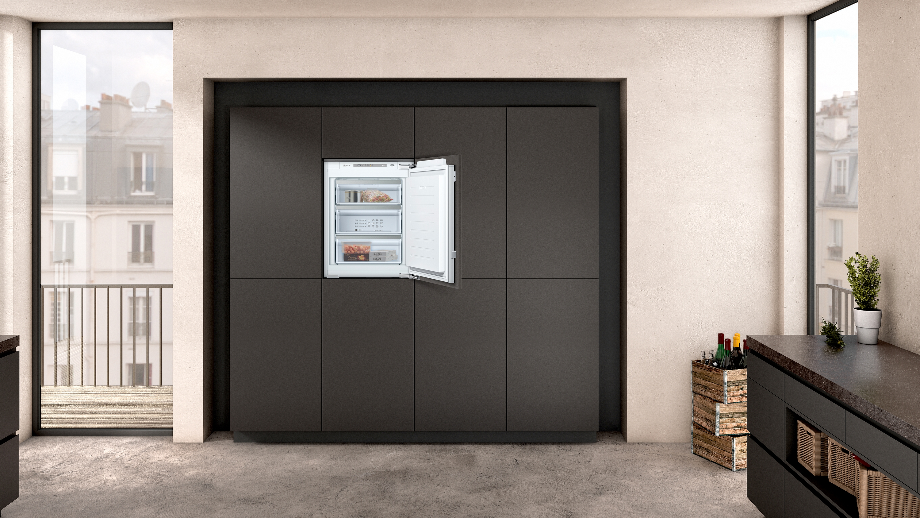 NEFF GI1113FE0 Gefrierschrank N 50 (E, 73 l, 712 mm hoch)
