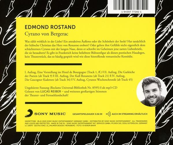 Reclam Hörbücher X Lucas Reiber X Edmond Rostand - Rostand: Cyrano von Bergerac (Reclam Hörspiel)  - (MP3-CD)