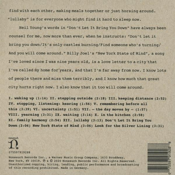 Brad Mehldau - Suite: April 2020 (CD)