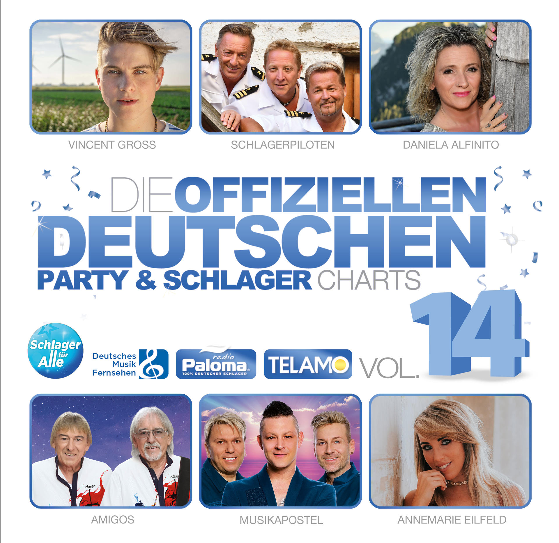 VARIOUS - Die offiziellen dt.Party And Schlager Charts Vol.14  - (CD)