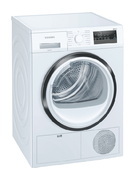 SIEMENS WT45HVA1 Wärmepumpentrockner (8 kg), Weiß)