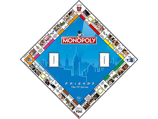 WINNING MOVES Monopoly: Friends (FR) - Jeu de société (Multicolore)