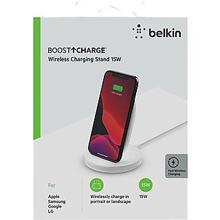 BELKIN Draadloze lader Boost Charge Stand Wit (WIB002VFWH)