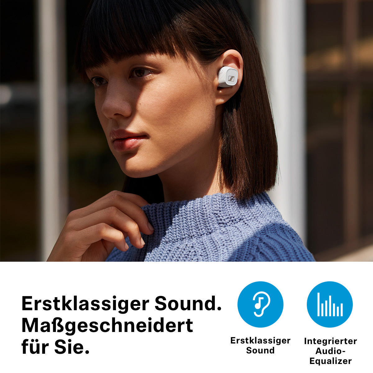 Schwarz CX SENNHEISER 400BT, In-ear Passives Cancellation, Kopfhörer Bluetooth Noise
