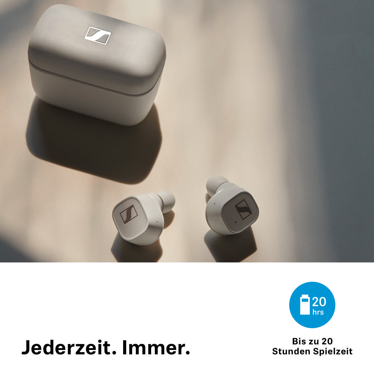 SENNHEISER CX 400BT, Passives Noise Cancellation, In-ear Kopfhörer Bluetooth Weiß