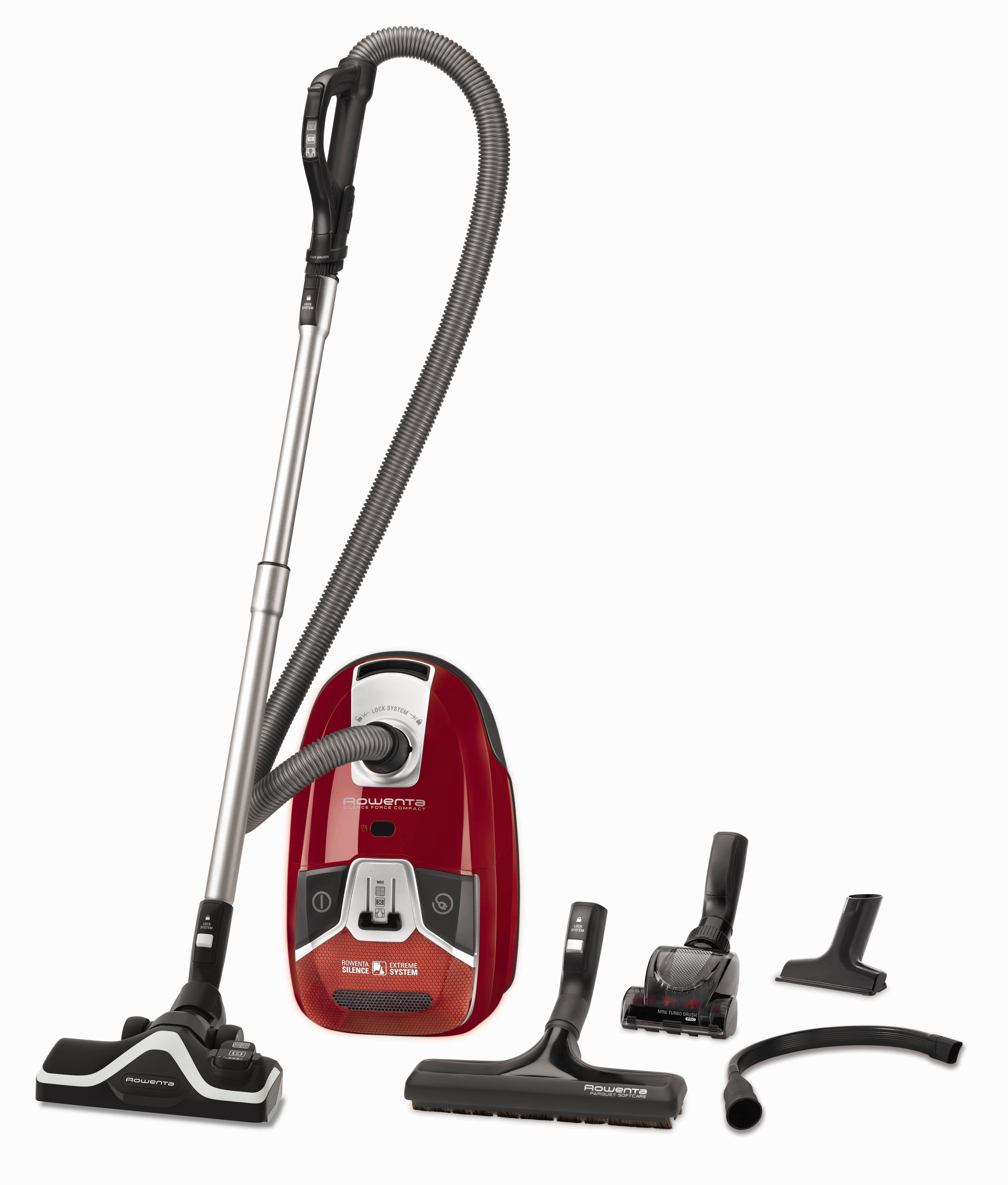 Aspirador con bolsa - Rowenta Silence Force Compact 4A RO6373EA, Motor de 550 W, 3,5 L