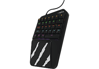 URAGE Exodus 410 One-Handed - Clavier de jeu, Câble, Noir