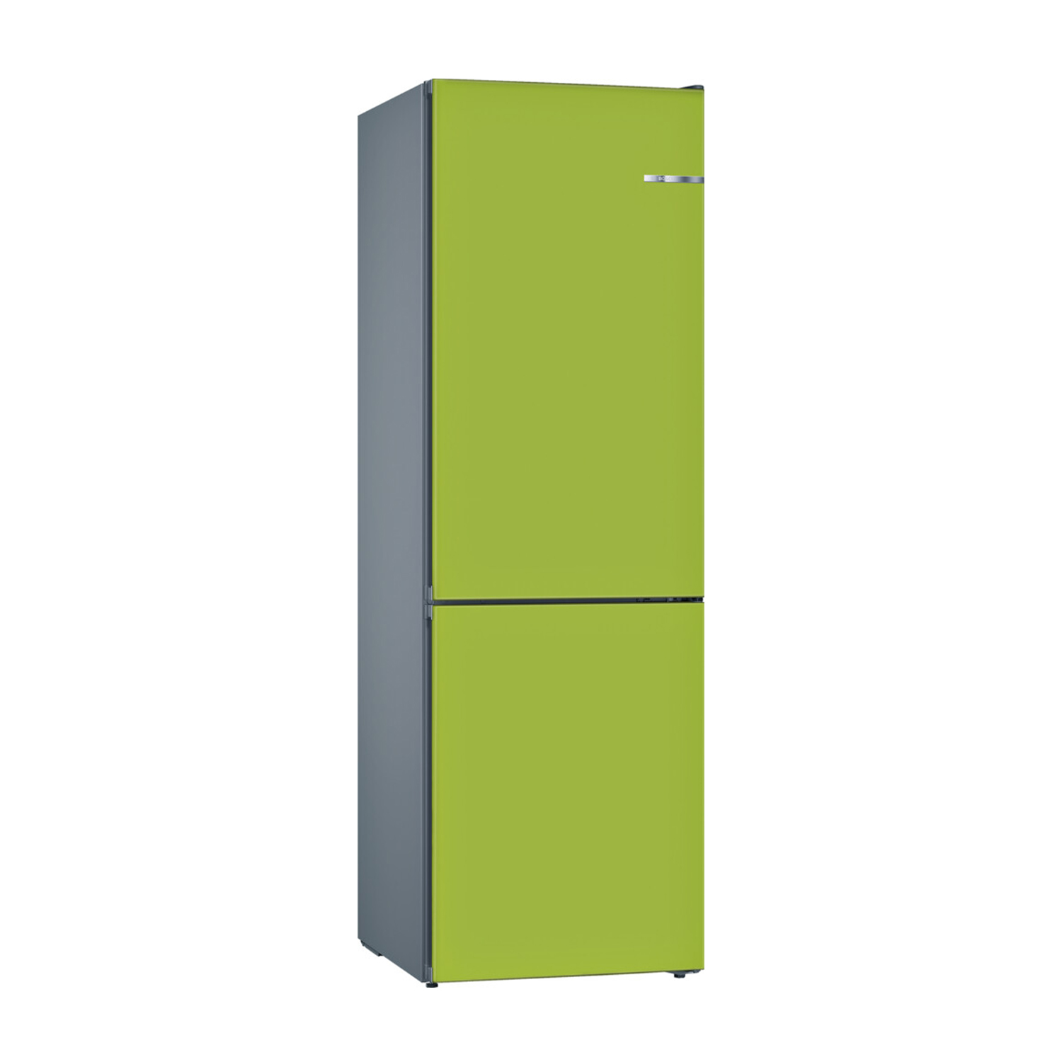 Frigorífico combi - Bosch KVN39IHEA, No Frost, 366 l, 39 dB, Verde lima