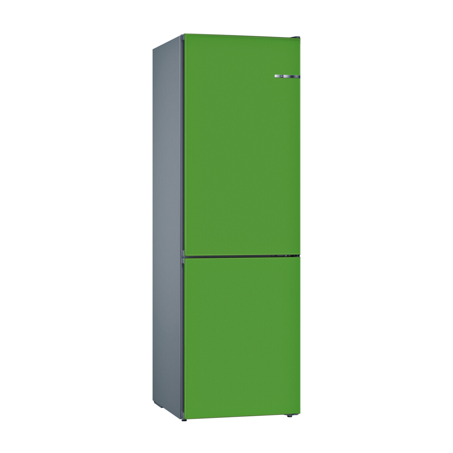 Frigorífico combi - Bosch KVN39IJEA, No Frost, 366 l, 39 dB, Verde menta