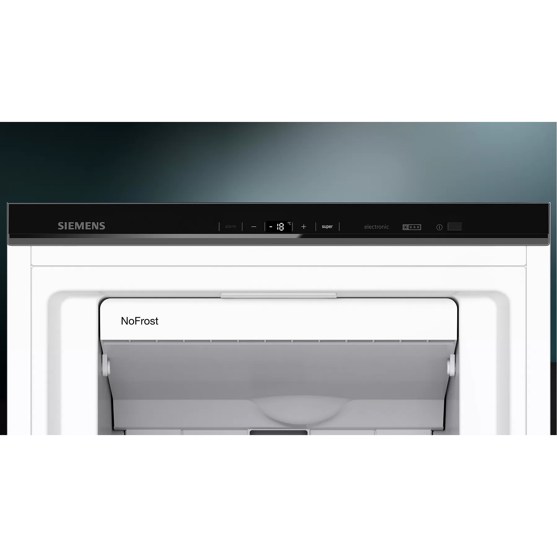 Congelador vertical - Siemens GS36NAWEP, No Frost, 242 l, Blanco