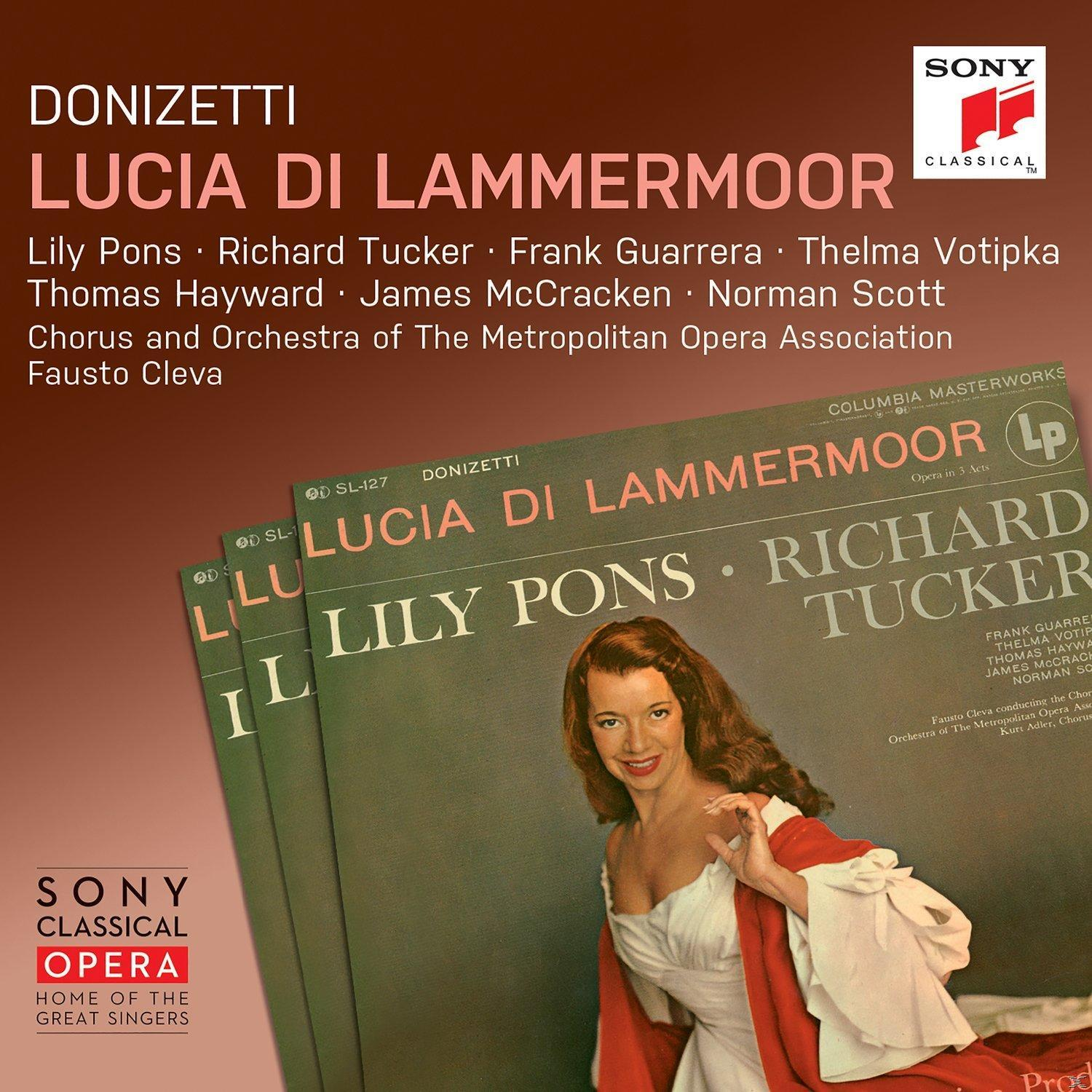 Album borító Lily Pons-szal, Richard Tuckerrel és 'Lucia di Lammermoor'-ral.