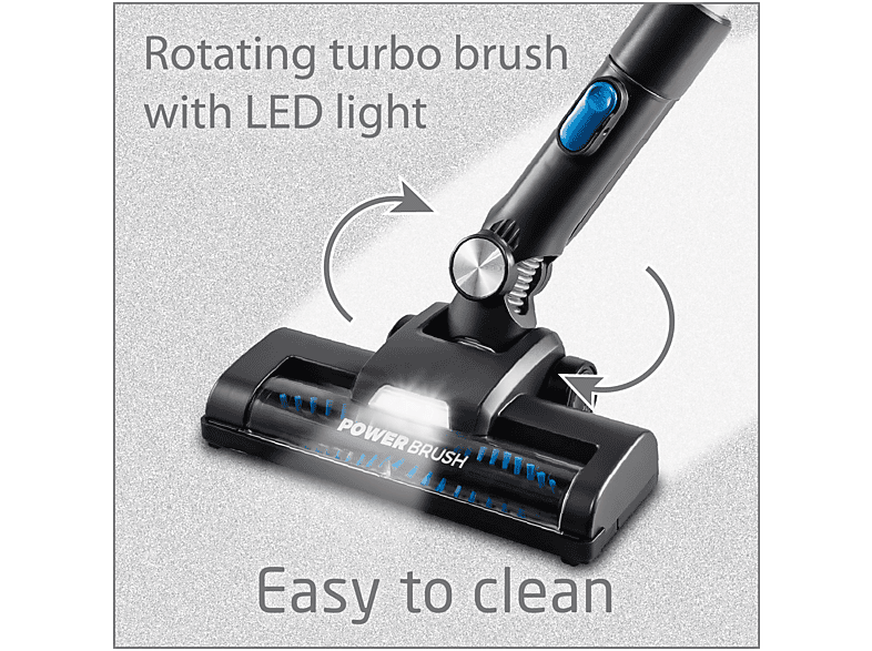 Koenic KVR 21621 Handstick Vacuum Cleaner Handstaubsauger (300 ml, Akkulaufzeit: Max. 30 min, Anthrazit/Blau) — Foto 3 von 5