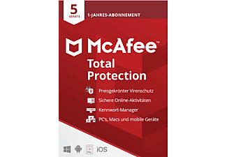 Mcafee Total Protection 5 Gerate Code In A Box Multiplattform Mediamarkt